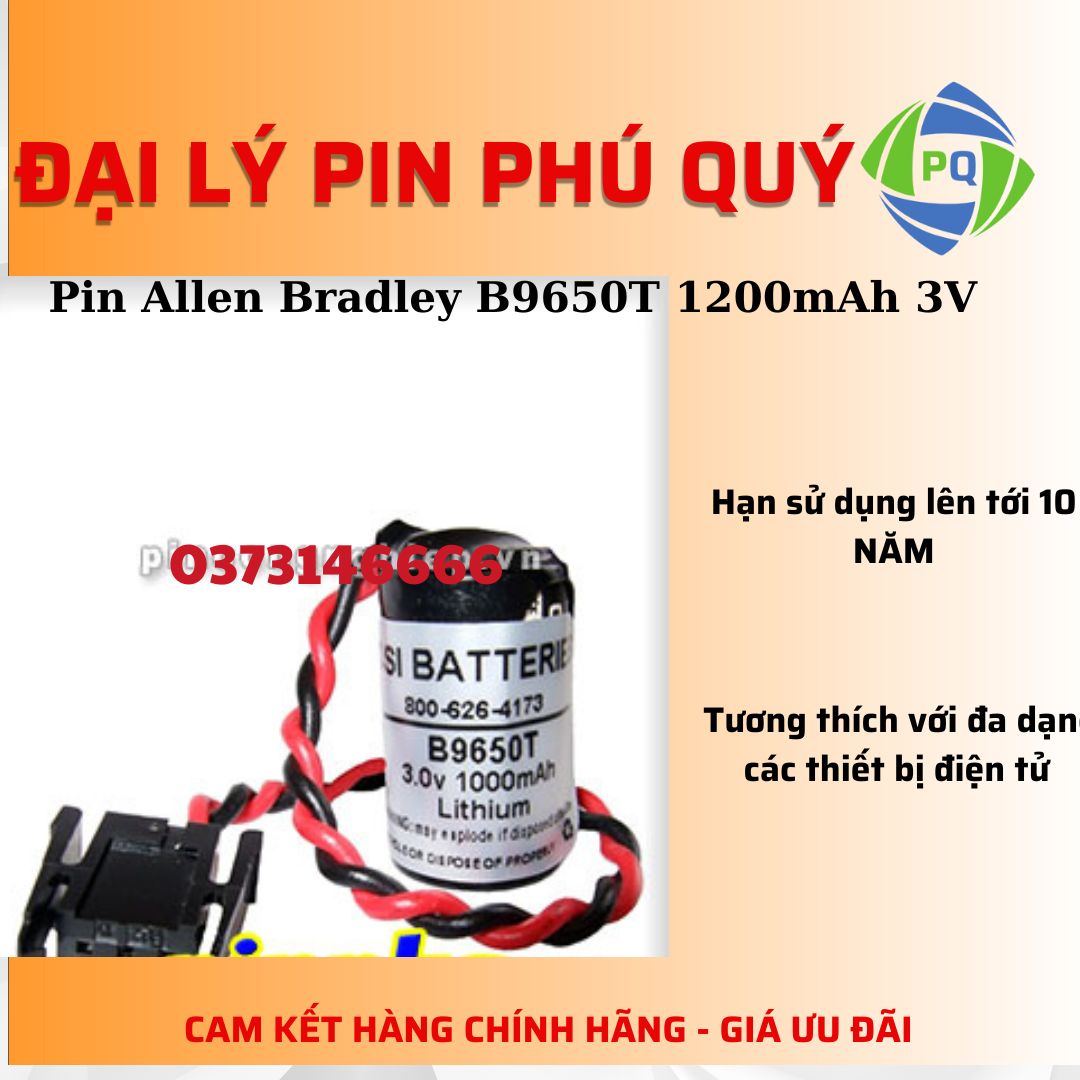 Pin Allen Bradley B9650T 1200mAh 3V